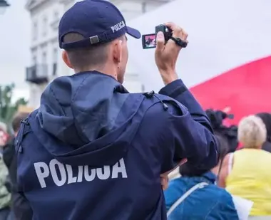 Mundury na boisku w Łękińsku. Dzieci sprawdzały, co noszą policjantki z Bełchatowa i Kleszczowa